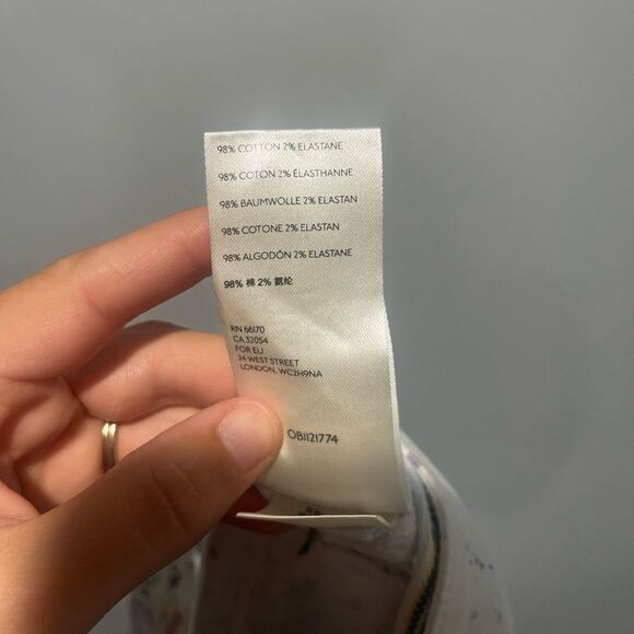 By Anthropologie The Wanderer Watercolor Cargo Utility Pants 28 NWT - Picture 11 of 11